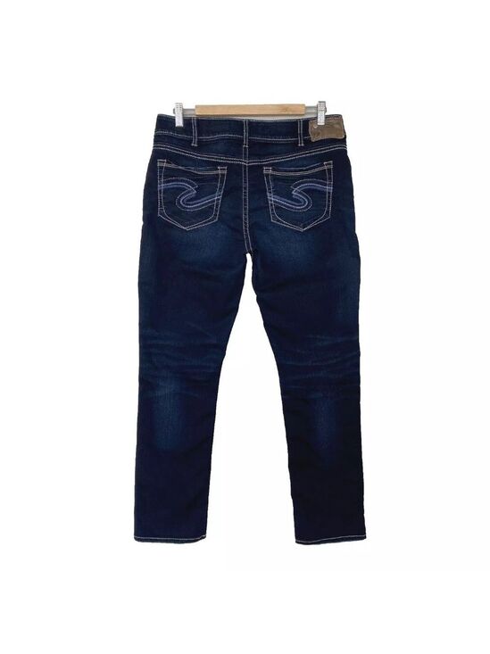 Silver Jeans Denim - Silver Suki Super Stretch Mid Slim Straight Jeans 31X29